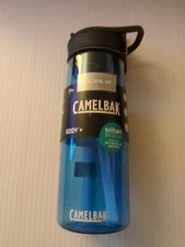 Camelbak Eddy Water Bottle Spill Proof 0.75 liter (25 oz) Brand NEW Blue Oxford