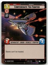 Confederate Tri-Fighter (Hyperspace) #400 Star Wars Unlimited TOR NM X1