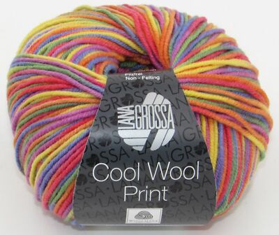 Lana Grossa Cool Wool Print 703, 792, 834, 6521, 6522, 6524, 6525, 6526