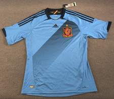 Adidas España RFCF Spain Soccer Jersey Medium Blue Campeones 1964 De Europa 2008