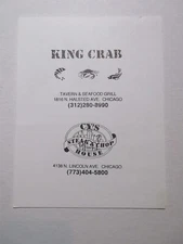 Cy's Crabhouse survey discount card Wheeling Chicago IL