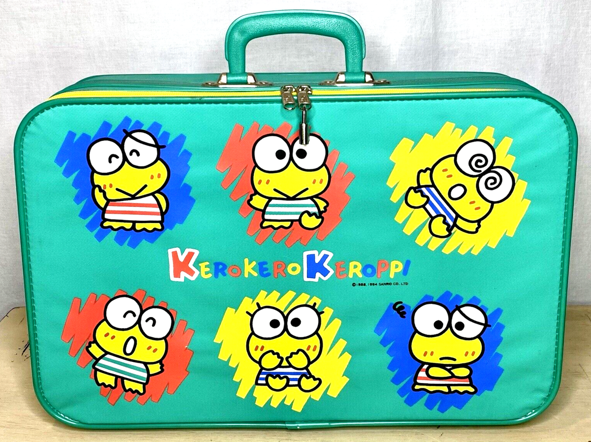 vintage キュリオケース Vintage Kero kero keroppi Sanrio Luggage Rare Suitcase Keroppi