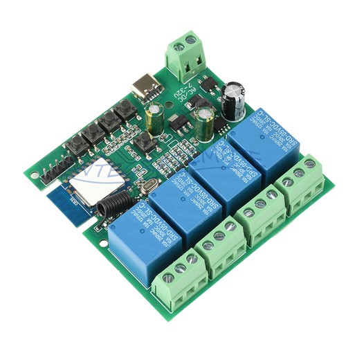 4 Channel Relay Switch Module Tuya Smart WIFI Remote Control Relay 2.4GHz 433MHz - Bild 9 von 11