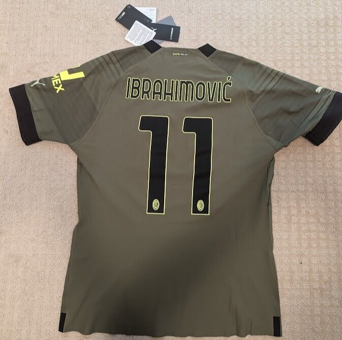 A.C. Milan 2022/23 Authentic Olive Green Ultraweave Jersey