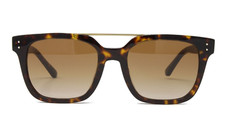 Tory Burch Sunglasses Women's Square Frame TY7166U 172813 Dark Tortoise 52mm NEW