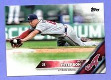 2016 Topps  #357   Jace Peterson      Braves    