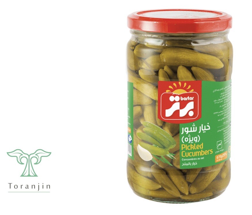Pickled Gherkins, Pickled Cucumber, Khiar Shoor, 67ogm