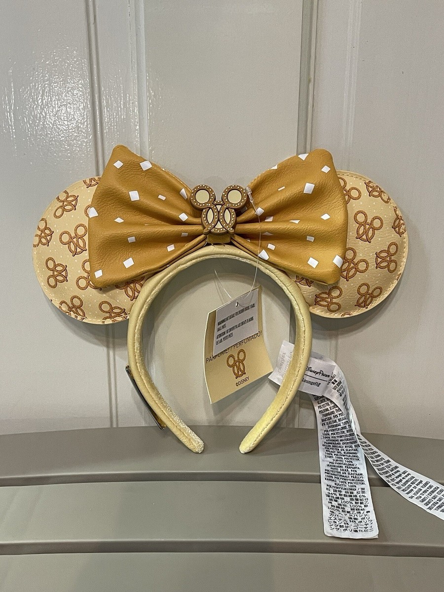 Minnie Mouse Pretzel Treats Disney Loungefly Ears Headband  display picture 3