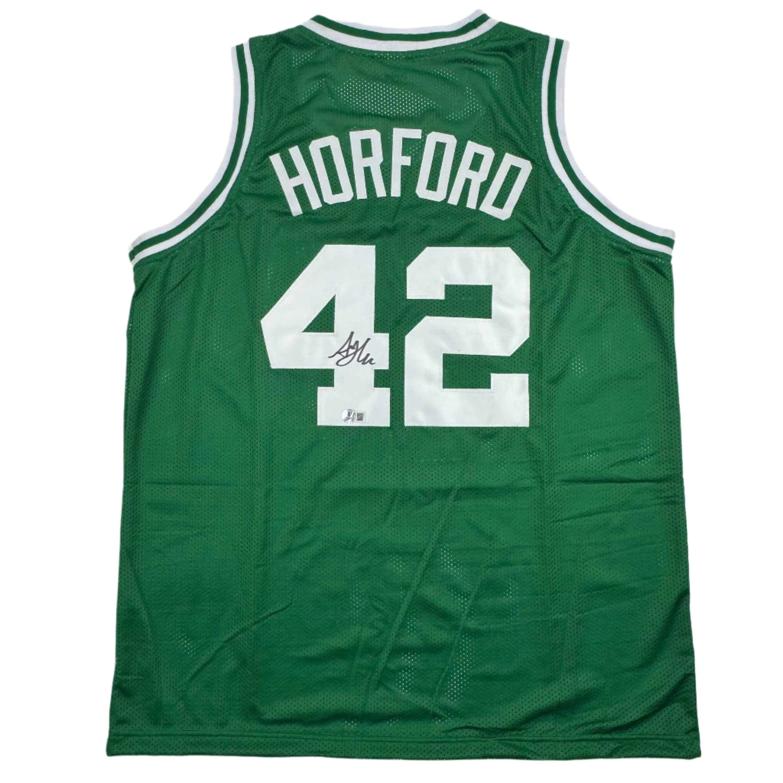 Autographed/Signed Al Horford Boston Green Basketball Jersey Beckett COA