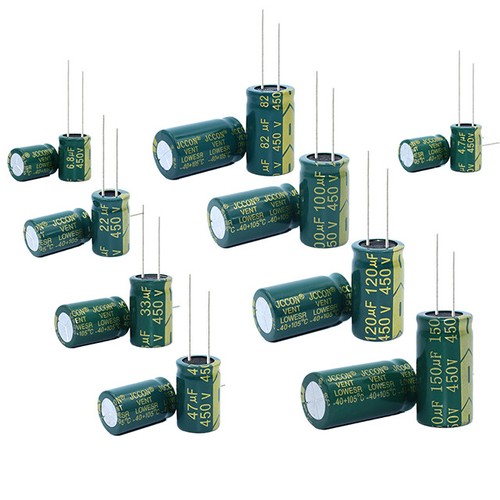 10pc Aluminum Electrolytic Capacitor 450v4 7 6 8 10 15 22 33 47 100 1 150uf Ebay