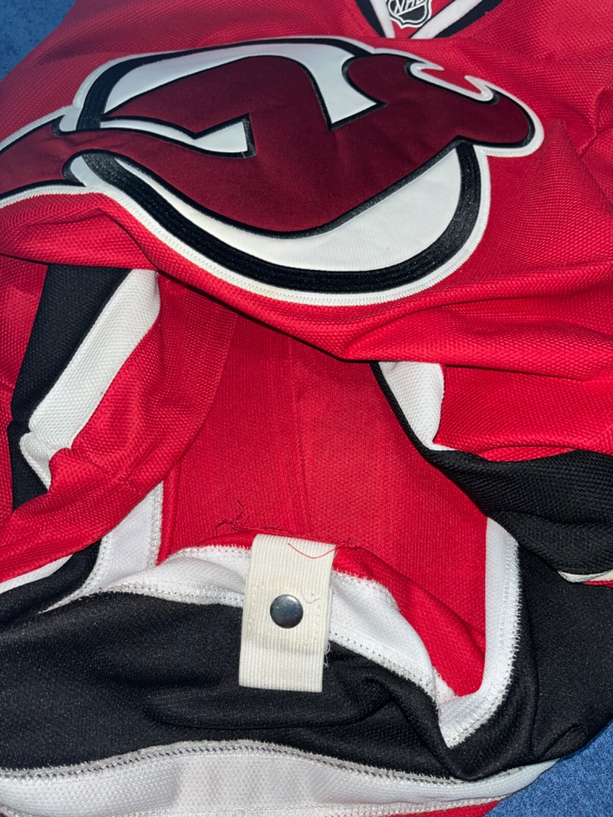 NHL NJ DEVILS JERSEY CCM REEBOK FIGHT STRAP NEW JERSEY DEVILS, 30 “54