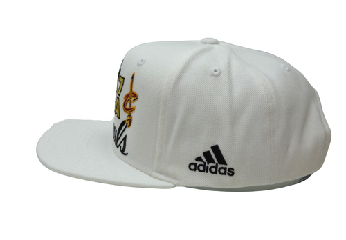 Cleveland Cavaliers Adidas 2017 NBA Baloncesto Final Blanco Sombrero Snapback - Imagen 6 de 6
