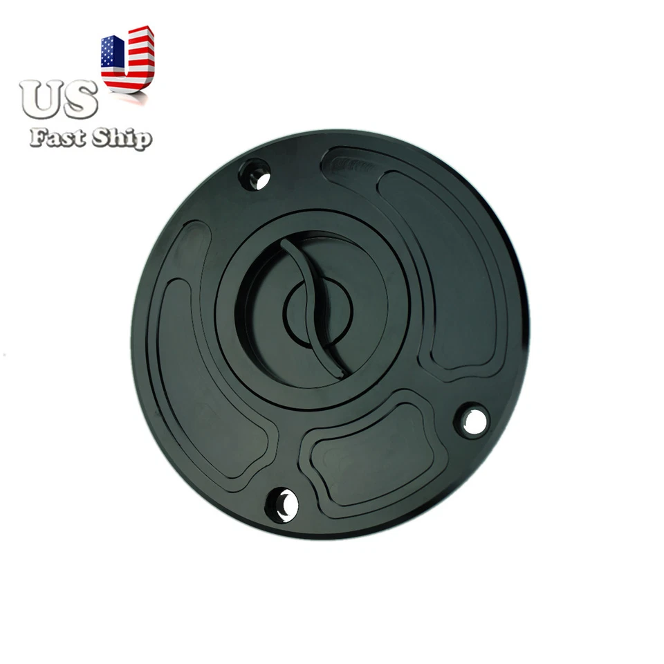 Tapa de gasolina de combustible para motocicleta Kawasaki Z750/ZX-6R/ZZR 600/ZZR 1200/ZRX 1200R EE. UU. Foto 3 de 4