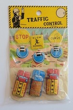 TRAFFIC CONTROL TIN TOY MADE IN JAPAN VINTAGE 