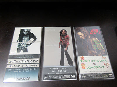 Lenny Kravitz Japan Triple 3 inch Mini CD Single Lot I Build