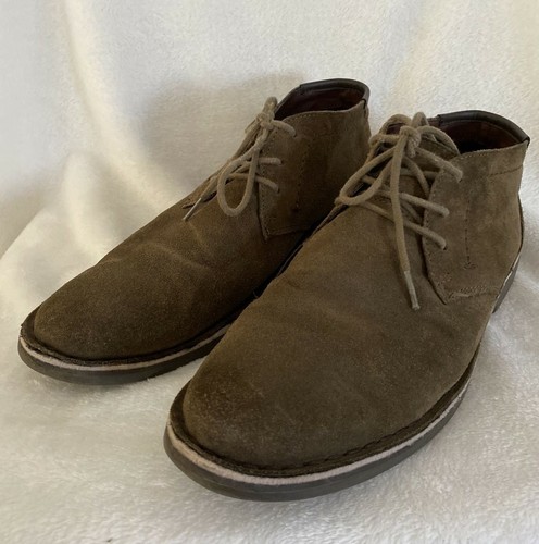 9.5 Mens Suede Leather Chukka Shoes 