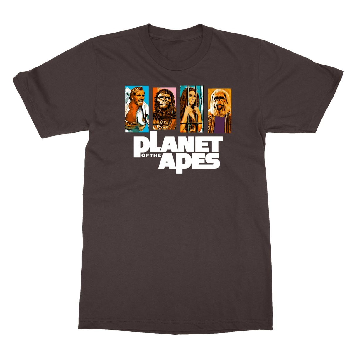 Planet Of The Apes Vintage Sci Fi Movie Film Men's T-Shirt | eBay