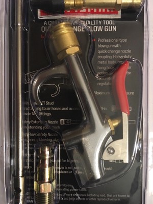 Quick Change Blow Gun Kit with 1/4 Inch Female Threads Craftsman Free
