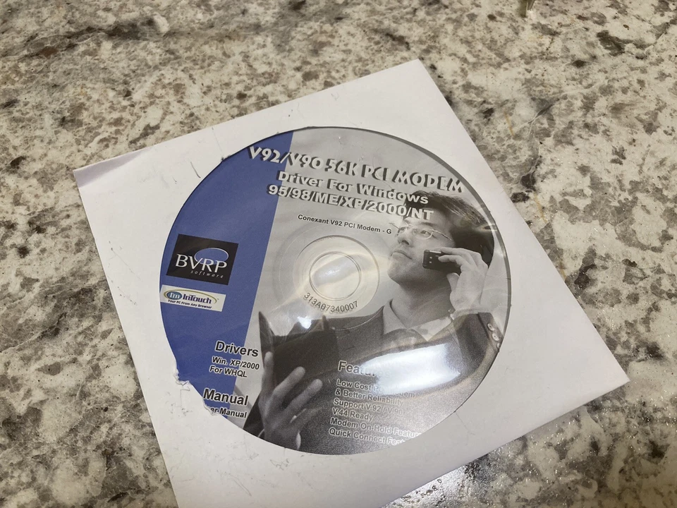 Vintage SmartLink V.92 / V.90 56K PCI Modem Windows XP Ready V.44 Ready - Image 2 of 4