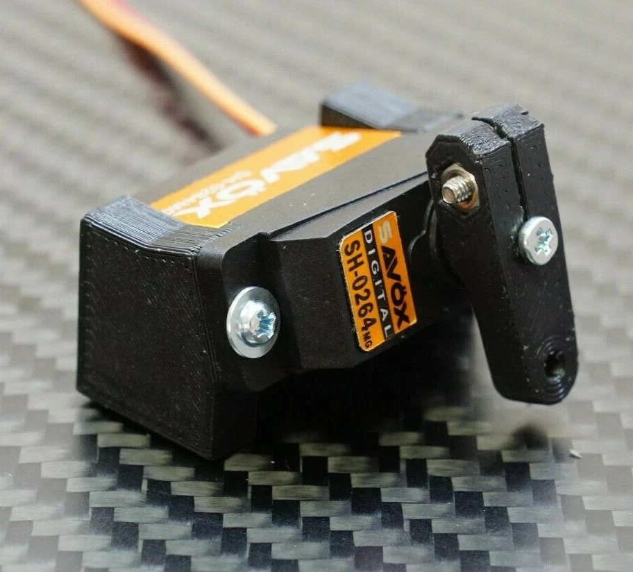 Upgrade Savox SH-0264MG metal gear Micro Servo w/ Mounts for Losi Mini-T 2.0 RC - Image 3 of 4