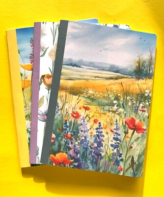 3 Sets Notebook | 32 Pages | 80 GSM | A5 | Perfect for Journaling | Gift Idea