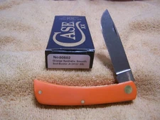 Case xx Sod Buster Jr Orange Smooth Synthetic 80502 NIB   4137 SS