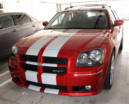 Calcomanía gráfica doble vinilo duelo 10" rayas carreras Dodge Magnum 40 pies se adapta a todos los Dodge MAGNUM Foto 3 de 4