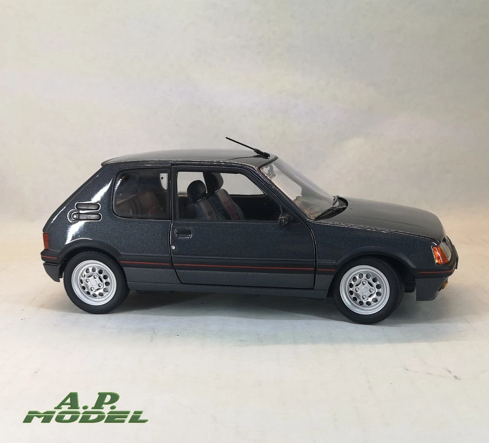 modellino auto 1:18 Peugeot 205 1.6 gti del 1988 macchinina diecast della norev - Immagine 2 di 4