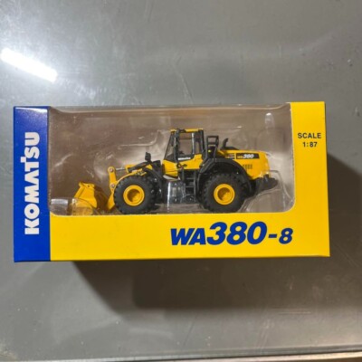 Komatsu Official Diecast Model Excavator WA380-8 G40＆PC30E/ 1:87
