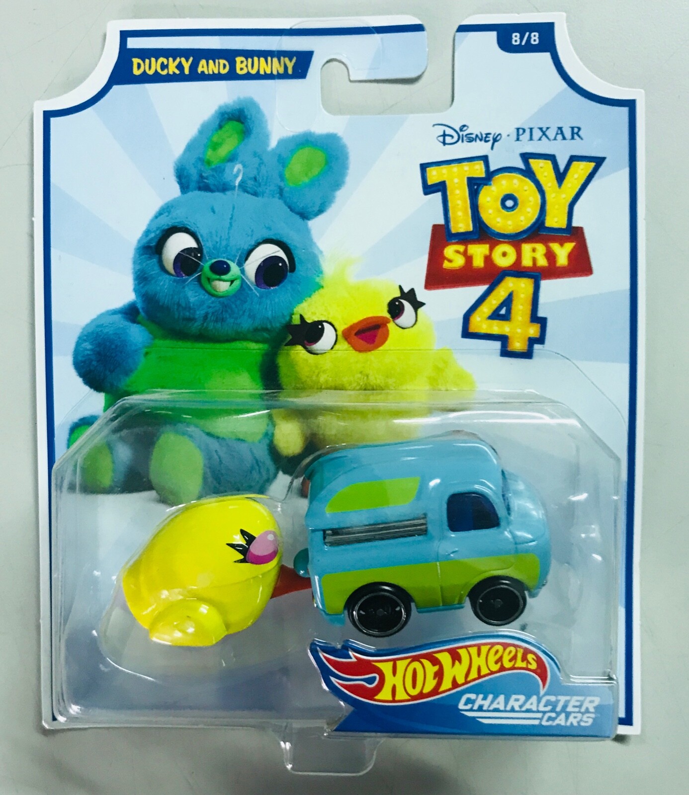 Ducky And Bunny Toy Story 4 Disney Pixar Character Cars Hot Wheels NEW Auto Foto