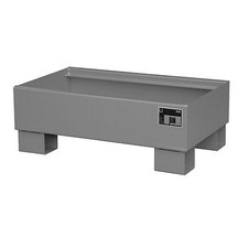 Auffangwanne Ölauffangwanne Stahl Auffangvolumen 65 L ohne Gitterrost Grau