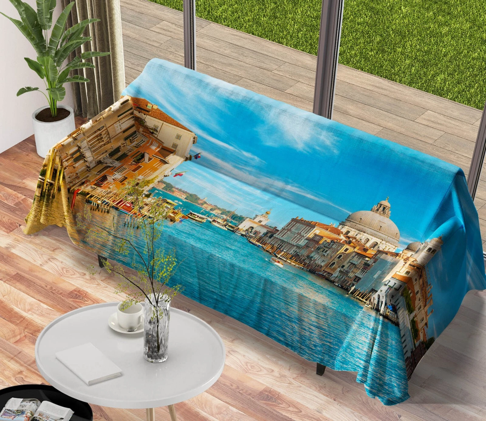 3D Venice N2782 Sofa Cover High Stretch Lounge Slipcover Protector Couch Eve