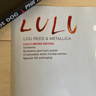 Lou Reed & Metallica / Lulu 2011 Original Official Posters Set of