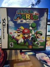 Super Mario 64 Nintendo DS Case  Manual  Inserts Artwork NO GAME 
