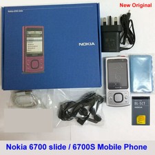 Telefono cellulare 100% originale Nokia 6700 Slide,6700s GSM 3G 5MP sblocco Silv