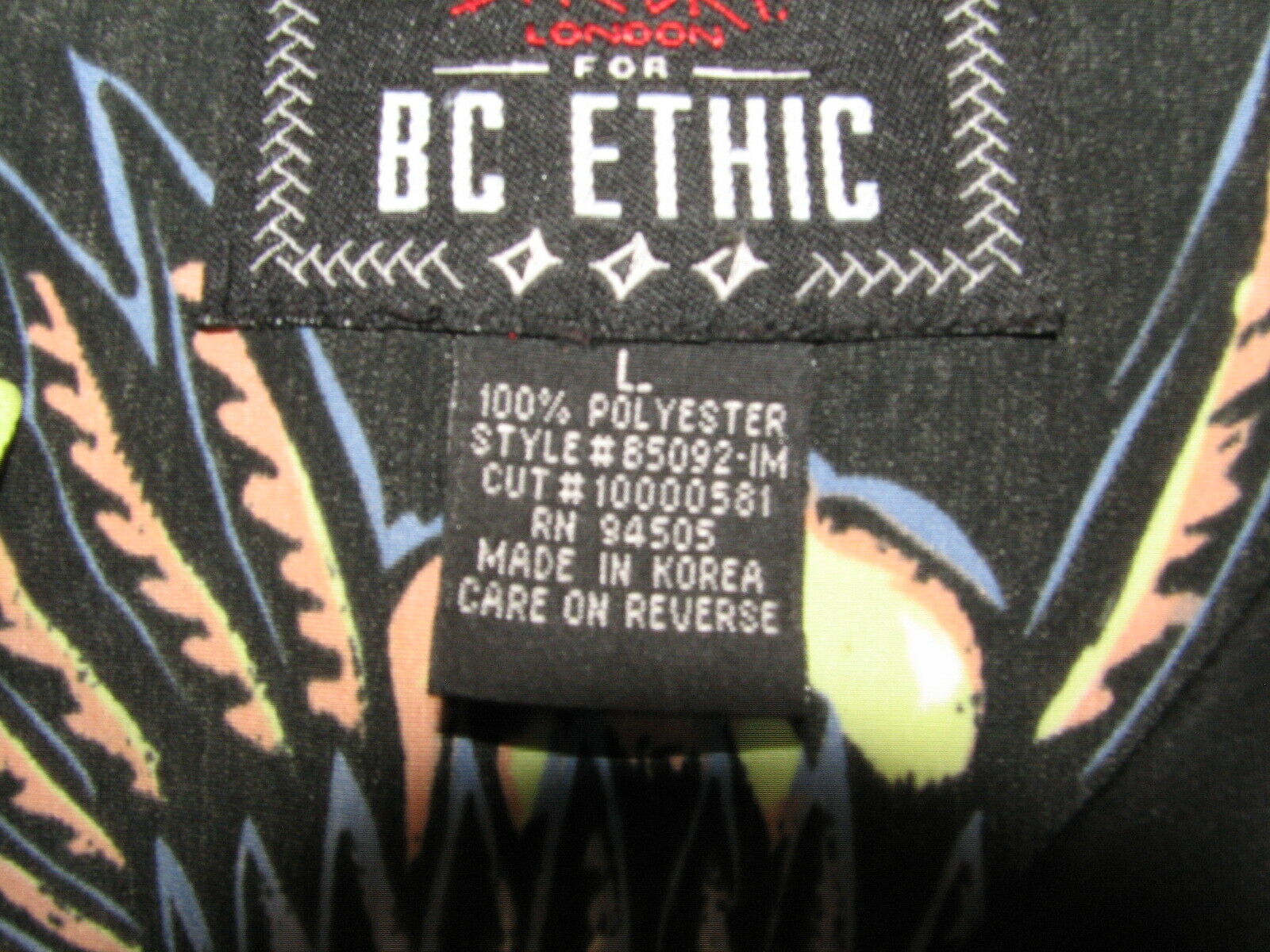 La Rocka BC Ethic shirt Vintage Black Magic Voodo… - image 10