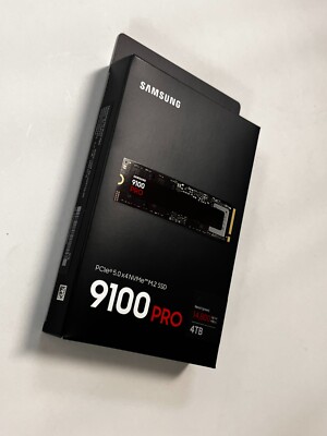 SAMSUNG 9100 PRO 4TB M.2 2280 PCIe 5.0x4 NVMe Internal SSD MZ