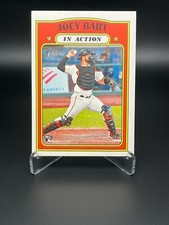 2021 Topps Heritage Base #50 Joey Bart - San Francisco Giants RC In Action