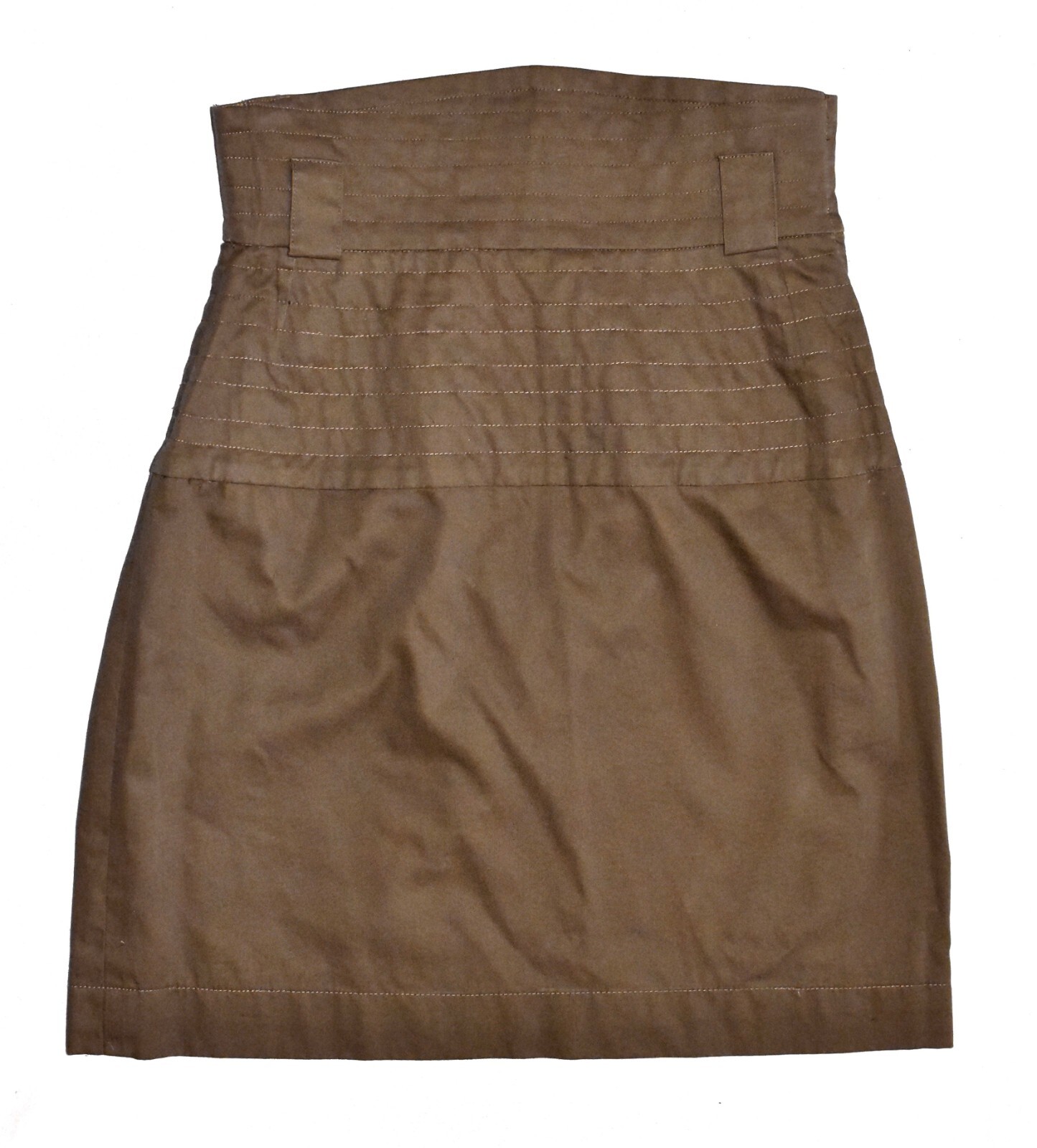 Gonna ad anello cintura vita alta B0 originale vintage SAINT LAURENT Rive Gauche taglia XS