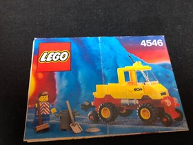 Lego 4546 Road and Rail Maintenance Tracks and Road Vehicle Train 1991