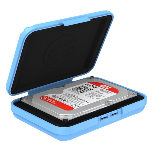 Portable Hard Drive Protector Protective Case Storage Box For 3.5 Inch HDD C - Afbeelding 9 van 16