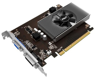 Palit GeForce GT 730 4 GB GDDR5 DVI, Mini-HDMI, VGA PCI-E    #304931