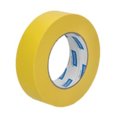 Norton 47592 Premium Automotive Masking Tape, 1-1/2'' x 60 yd, Yellow, 6 Rolls