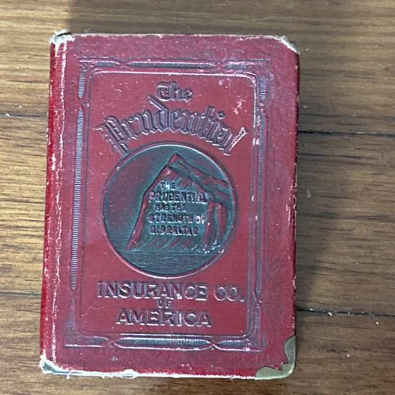 The Prudential Insurance Company of America Pocket Book Coin Bank 