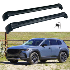 Barra transversal 2 piezas apta para Mazda CX-50 2023-2026 barra transversal portaequipajes de techo bloqueable