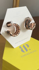 Bomb Party Earrings RARE UNICORN ER40910 Black Onyx Rose Gold — photo 1
