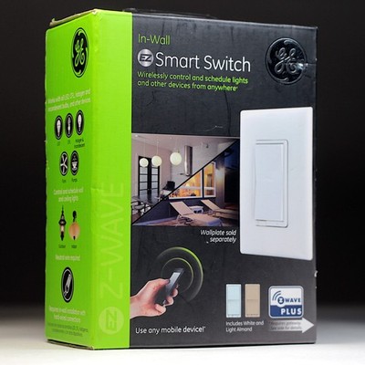 GE In-Wall Smart Switch ZW4005 Wireless Control/Schedule EZ Z-Wave by Jasco NEW
