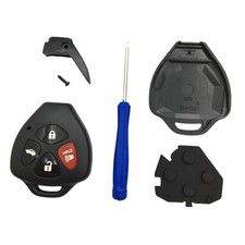 Remote Car Key Fob Cover Case Replacement fit for Toyota Avalon 4 Button 1 Pcs