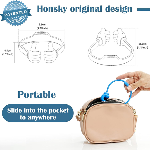 Thumbs-Up Support de Téléphone Portable, Support de Tablette Berceau pour Bureau Bureau Bureau Smartpho - Photo 7 sur 12