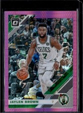 2019-20 Donruss Optic #72 Jaylen Brown Hyper Pink